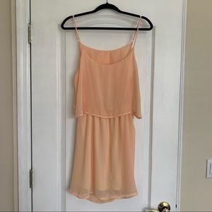 💖 Neon Orange open back dress adjustable straps